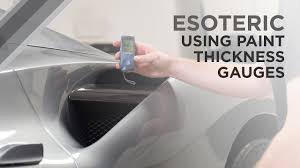 how to use a paint thickness gauge esoteric car care