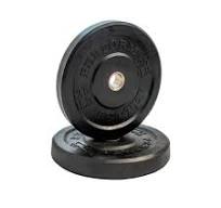 First Place Black Rubber Bumper Plates
