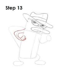 We will guide you through the process of drawing this cute rowlet (the owl looking pokemon character) with simple shapes, letters, and numbers. How To Draw Perry The Platypus Agent P Artofit