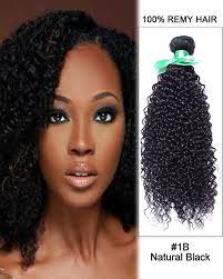 When it comes to keeping it natural, kinky curly hair reign supreme. 16 1b Natural Black Kinky Curly Weave Indian Hair Human Hair Extensions