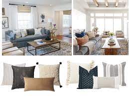 Shop latest navy blue sofa pillows online from our range of home & garden at au.dhgate.com, free and fast delivery to australia. What Throw Pillows And How Many Should I Use On My Dark Grey With Some Blue Undertones Couch The Brown Love Seat Is Going Away Or Getting A New Cover Grey
