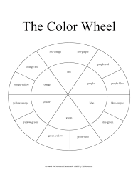The Inspiring Color Wheel Chart Template 3 Free Templates In Pdf Word With Regard To Blank Color Wheel Template In 2020 Color Wheel Templates Template Free