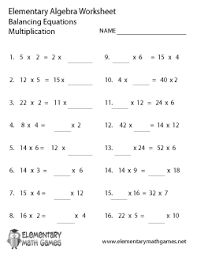Each one has model problems worked out step by step, practice problems, as well as challenge questions at the sheets end. Elementary Algebra Worksheets
