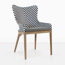 Black And White Wicker Patio Furniture Bugg Teak And Wicker Outdoor Dining Chair Outdoor Teak Chair Teak Patio Furniture Wicker Dining Chairs
