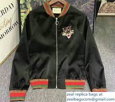 Gucci Vintage Logo Tiger Jacket Black 2018 Jackets Vintage Gucci Vintage Logo