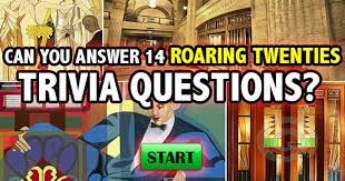 Rd.com knowledge facts there's a lot to love about halloween—halloween party games, the best halloween movies, dressing. Can You Answer These 14 Roaring Twenties Trivia Questions Trivia Questions Trivia The Twenties