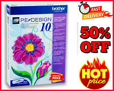 Brother pe800 embroidery machine + grand slam package includes 64 embroidery threads + prewound bobbins + cap hoop + sock hoop + stabilizer + 15,000 designs + scissors. Brother Pe Design 10 Digitizing Embroidery Software For Sale Online Ebay