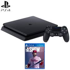 Sony Playstation 4 Slim Gaming Console 1 Tb Core Jet Black Cuh 2215b Mlb The Show 19 Standard Edit In 2020 Playstation Gaming Console Sony Playstation