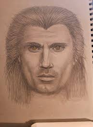 My " Feeling Blue" painting.