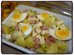 Salade De Pommes De Terre Au Babybel Salade Pomme De Terre Pommes De Terre Farcies Les Gateaux De Steph