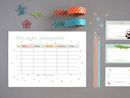 Diy Stundenplan Schulanfang Stundenplan Stundenplan Schule