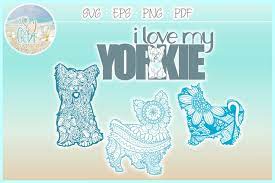 Download Yorkie Yorkshire Terrier Dog Mandala Zentangle Bundle Svg 63290 Svgs Design Bundles