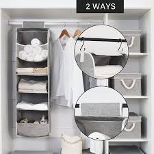 Check spelling or type a new query. Buy Storageworks 5 Shelf Jumbo Hanging Closet Organizer Nursery Hanging Organizer For Children S Room And Bedroom Hanging Toy Organizer Canvas Gray 13 W X 13 D X 41 1 H Online In Vietnam B09493hhvs