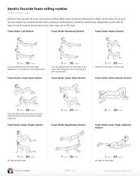 Printable stretching guides royalty free. Ready To Roll Complete Guide To Foam Rolling And Rolling Routine The Fit Cookie