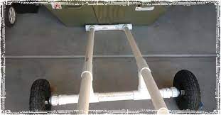 Jon Boat Dolly Diy Boat Cart For Launching Lightweight Boats Diy Boat Jon Boat Jon Boat Trailer