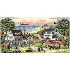 4.5 out of 5 stars (4). Dimensions Gold Collection Cozy Cove Counted Cross Stitch Kit 18 X 9 Walmart Com Walmart Com
