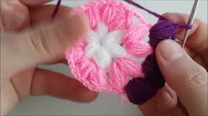 Rengarenk Cok Seker Oldu Yuvarlak Lif Modeli Yapimi Cok Kolay Bir Model Youtube Krose Baby Knitting Patterns Boncuklu Tig