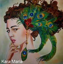 New Creations Coloring Book: I love you more by Dr Teresa Davis Pencils  Faber Castell polychrome Front cover win of me