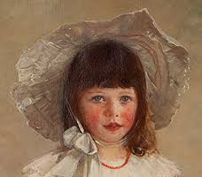 A Very Fine, Charming and Large American 19th Century Oil