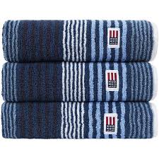 ✅ free delivery and free returns on ebay plus items! Lexington Original Striped Towel Dark Blue Multi Bath Sheet 50 Liked On Polyvore Featuring Home Bed Bath Bath Bath Towels Blue Blue Striped Bath