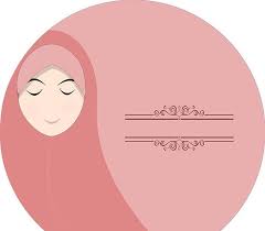Sketsa vektor kartun dari kosmetik alami. Gambar Kartun Muslimah Logo Olshop Kosong Lucu Hijab