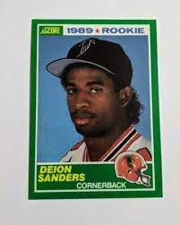No other athlete that i have had the delight to watch has made me unconsciously dangle my jaw like barry sanders. 1989 Score Deion Sanders Value 0 99 1 165 00 Mavin