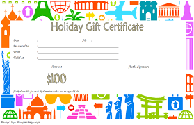 This free gift certificate template uses an abstract background that you can edit in photoshop to your liking. 10 Holiday Gift Certificate Template Free Ideas