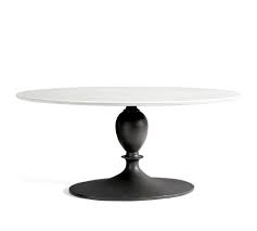 Shop pottery barn for expertly crafted oval dining tables. Chapman Oval Marble Pedestal Dining Table Pottery Barn