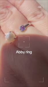 I absolutely love my Abby ring. The purple stone is beautiful and the white  pearl compliments it. Plus if you want you can customize it with a color  pearl. Check out the link in my bio. #PearlTime ...