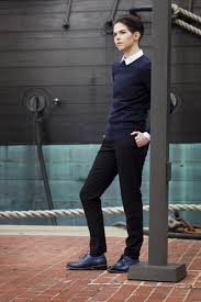 The Downtown Dappers In Blue Tomboy Fashion Lesbian Fashion Androgynous Outfits