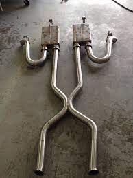 complete exhaust system for wayne autry s 1963 nova pro touring car metal fabrication pro touring cars pro touring
