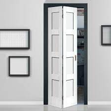 Use our interior door hinges, locks, and hardware to help with installation. Shaker 4 Panel Bifold Door White Primed