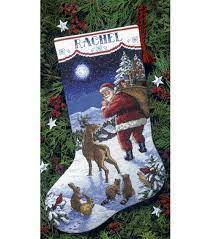 By kooler design studio $14.95. Dimensions Santa S Arrival Stocking Cntd X Stitch Kit