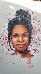 ♡♡♡ I've been diving into a lot of heart work recently...and a little while  back one of my nieces asked me to draw her as a birthday request...gave it  to her today...I don't know why I'm always so ...