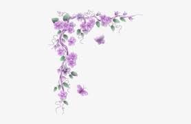 Choose from 2400+ simple border graphic resources and download in the form of png, eps, ai or psd. Coins Bordures Page Purple Flower Border Png Png Image Transparent Png Free Download On Seekpng