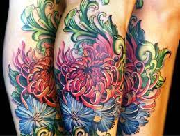 Chrysanthemum Tattoos Chrysanthemum Tattoo Filigree Tattoo Beautiful Flower Tattoos