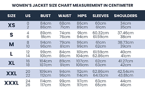 women size chart leather vista