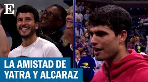 Carlos Alcaraz canta la canción 'Vagabundo' de Sebastián Yatra en el US  Open