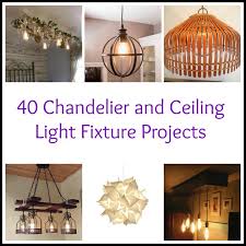 There's something really satisfying about creating a useful object with your own two hands, especially if you make it with recycled materials. 40 Diy Chandelier And Ceiling Light Fixture Ideas