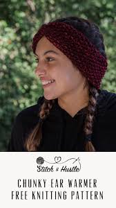 I'm using a 12mm crochet for the headband so if your yarn is not so chunky this entry was posted in beginner, crochet, how to guide, stitching and tagged free headband pattern for patons fab big super chunk yarn, free. Main Street Ear Warmer Headband Free Knitting Pattern Stitch Hustle