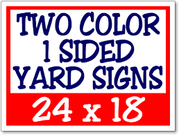 wholesale coroplast yard signs 24 x 18