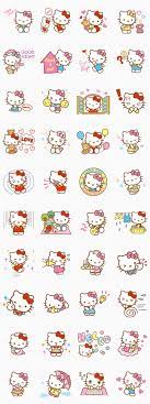Hello Kitty Animated Stickers Line Sticker Hello Kitty Backgrounds Hello Kitty Wallpaper Hello Kitty Images
