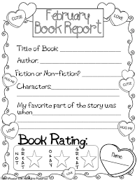 Book Report Template Grade 1 7 Professional Templates