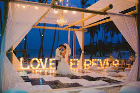 Jellyfish Punta Cana Wedding Melissa Francois Katya Nova Photography Punta Cana Wedding Beach Wedding Decorations Reception Beach Wedding