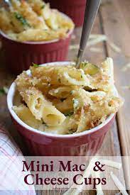 Mini Mac And Cheese Julia S Cuisine Recipe Mac And Cheese Foood Recipes Mac And Cheese Cups