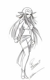 Epingle Par Elena Mirela Sur De Colorat Les Legendaires Coloriage Dessin Elfe