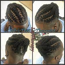 Loctherapy By Cedrictheloctherapist Retwist Edge Up Updo Style Dreadlock Hairstyles For Men Dreadlock Hairstyles Hair Styles