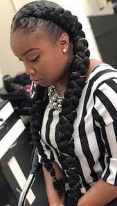 Braid Hairstyles With Weave Hair Styles Hair Style Ideas Two braids and french braids with weave might require a blowout prior to braiding, to make sure your weave matches in with your hair texture (and color, especially when you're going for a single colored look). braid hairstyles with weave hair