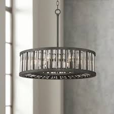 The versatile series allow the choice of shades and stem kits. Brixton Black And Silver 24 Wide Drum Pendant Light 1g906 Lamps Plus Silver Pendant Lighting Drum Pendant Lighting Pendant Light
