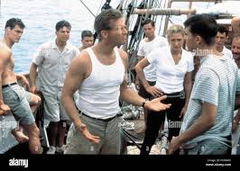 Original Film Title: WHITE SQUALL. English Title: WHITE SQUALL. Film  Director: RIDLEY SCOTT. Year: 1996. Stars: JEFF BRIDGES. Credit: HOLLYWOOD  PICTURES / Album Stock Photo - Alamy